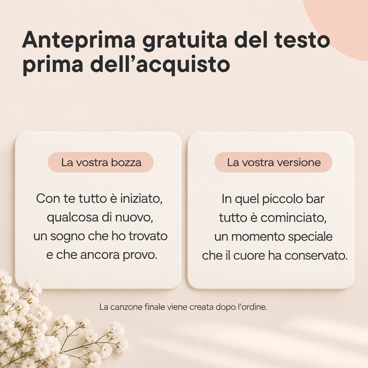La Nostra Canzone d'Amore: immagine del prodotto 6